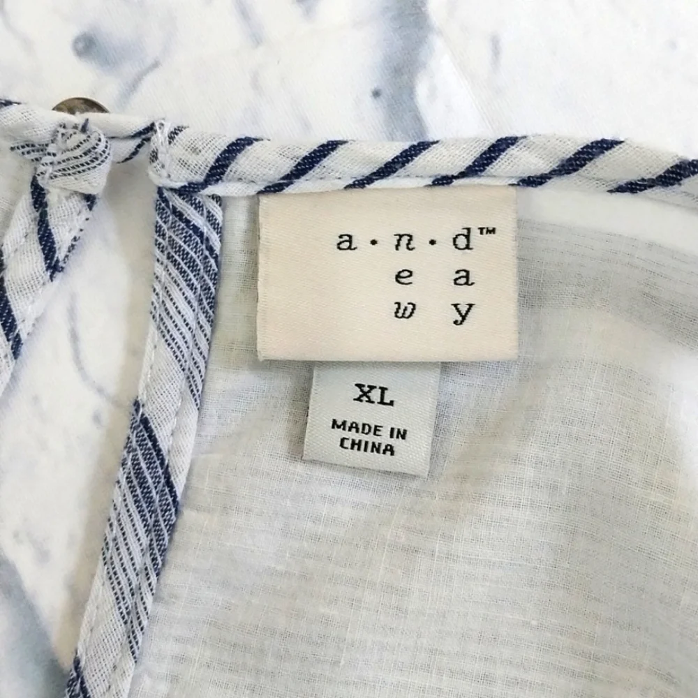 🔵BOGO FREE🔵 A New Day Dress Summer Cotton Rayon Blend Sz XL - Picture 7 of 7